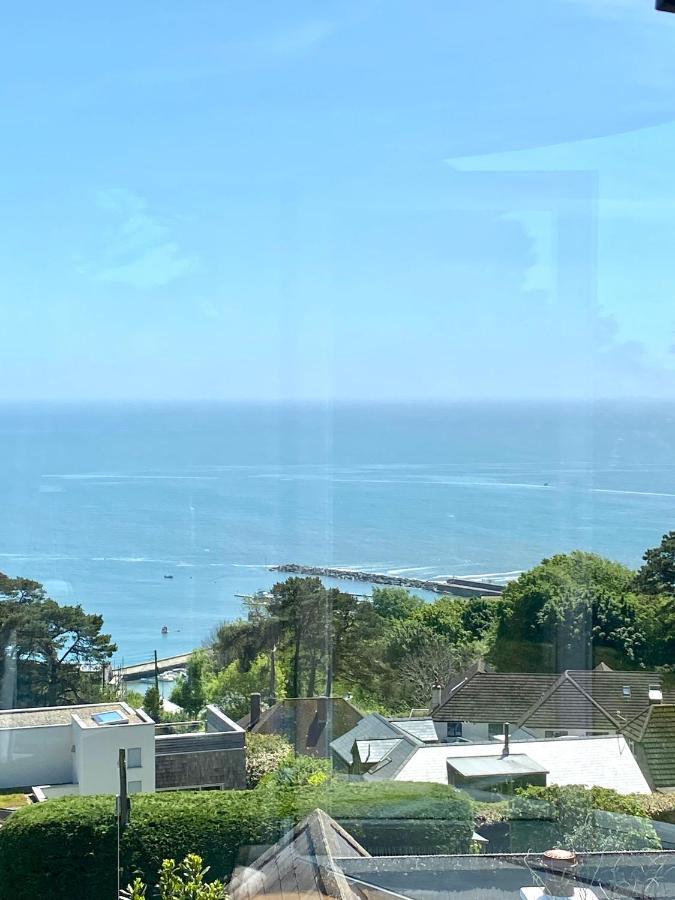 One Of The Best Properties In Lyme! Breathtaking Views Across The Whole Bay. 3 Stories With 2 Tier Veranda Around The Property. Sleeps 6 Lyme Regis Extérieur photo